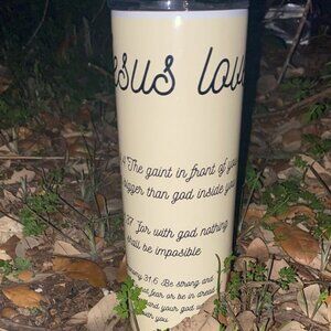 Jesus' tumbler